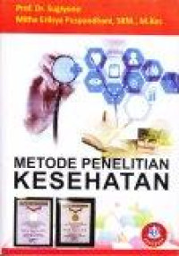 Image of Metodologi Penelitian Kesehatan