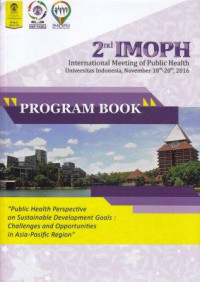 Image of Program Book : 2nd IMOPH ( International Meeting of Publich Health) 